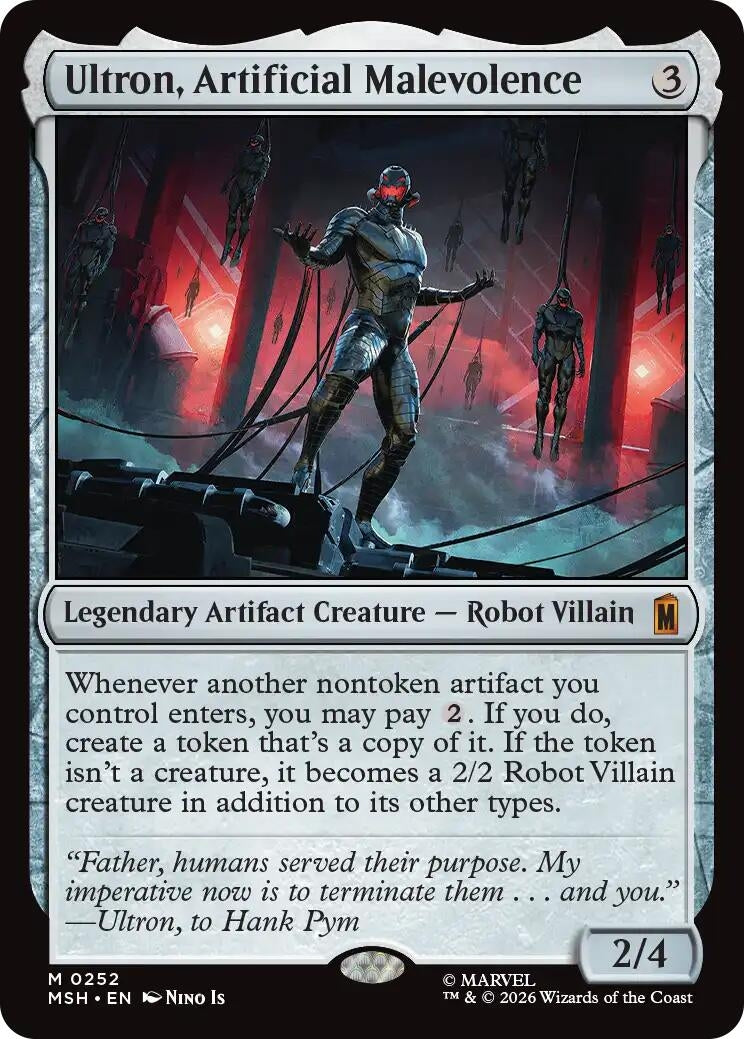 Ultron, Artificial Malevolence (252) (Marvel Super Heroes)