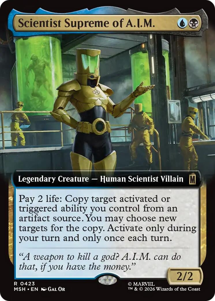 Scientist Supreme of A.I.M. (Extended Art) (423) (Marvel Super Heroes)
