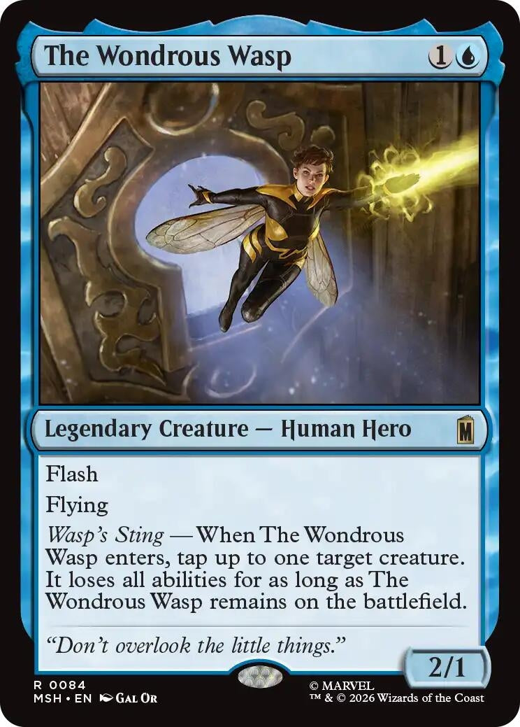 Image for The Wondrous Wasp (84) (Marvel Super Heroes) - Magic: The Gathering