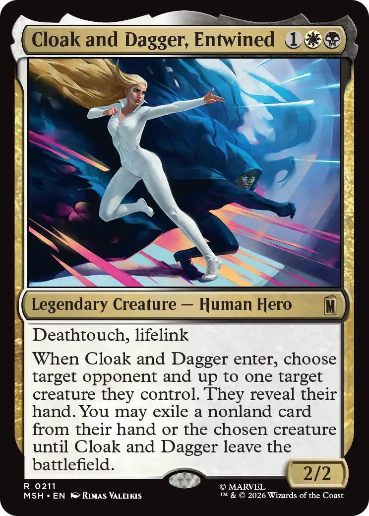 Image for Cloak and Dagger, Entwined (211) (Marvel Super Heroes) - Magic: The Gathering