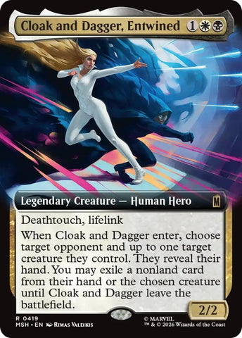 Cloak and Dagger, Entwined (Extended Art) (419) (Marvel Super Heroes)