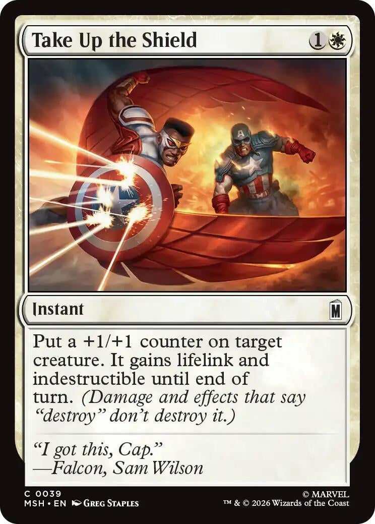 Image for Take Up the Shield (39) (Marvel Super Heroes) - Magic: The Gathering