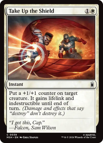Take Up the Shield (39) (Marvel Super Heroes)