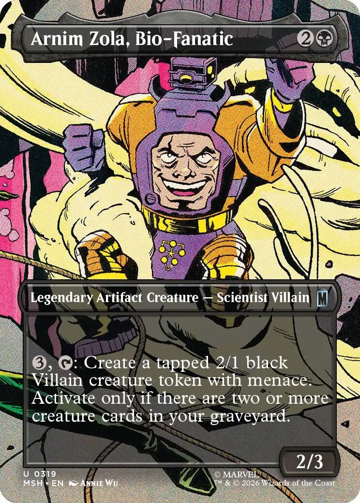 Arnim Zola, Bio-Fanatic (Borderless) (319) (Marvel Super Heroes)