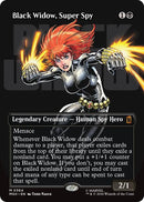 Image for Black Widow, Super Spy (Borderless) (0364) (364) (Marvel Super Heroes) - Magic: The Gathering