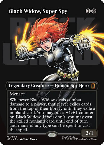 Black Widow, Super Spy (Borderless) (0364) (364) (Marvel Super Heroes)