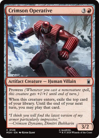 Crimson Operative (126) (Marvel Super Heroes)