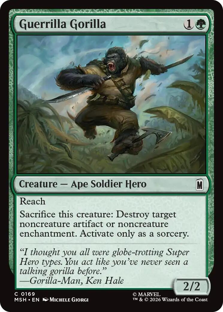 Guerrilla Gorilla (169) (Marvel Super Heroes)
