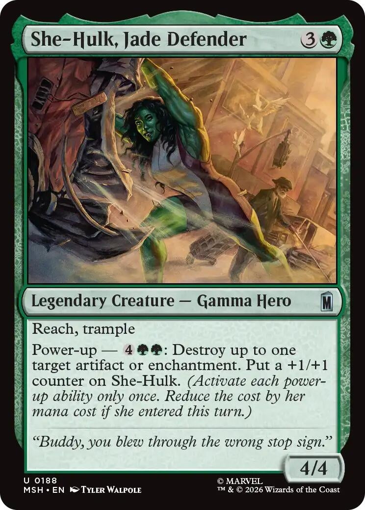 She-Hulk, Jade Defender (188) (Marvel Super Heroes)