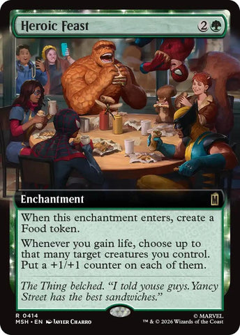 Heroic Feast (Extended Art) (414) (Marvel Super Heroes)