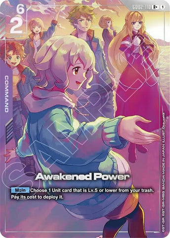 Awakened Power (R+)  (Premium Accessory Set - Mobile Suit Gundam: Iron-Blooded Orphans) (GD02-110) (Gundam Promotional Cards)