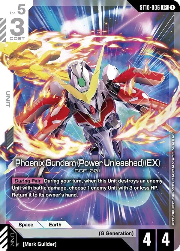 Phoenix Gundam (Power Unleashed) (EX) (ST10-006) (Starter Deck 10: Generation Pulse)
