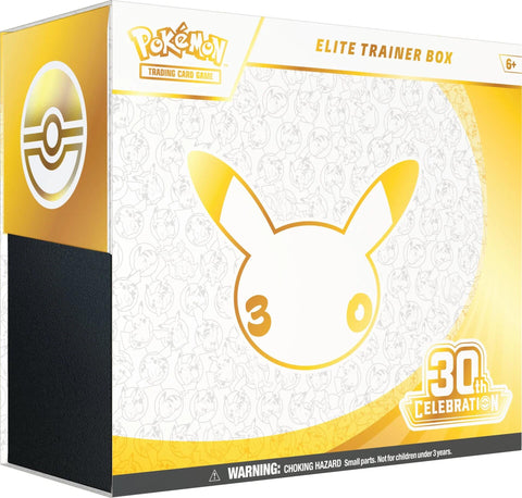 30th Celebration Elite Trainer Box + Acrylic Protective Case (Acrylic not included in bundle deals)