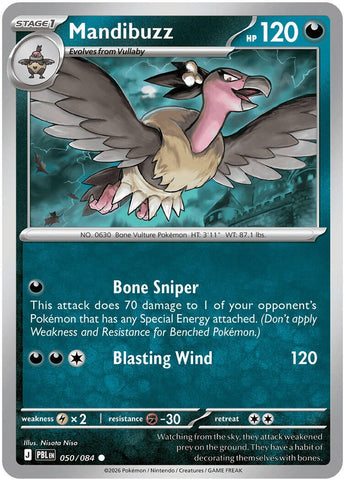 Image for Mandibuzz (050/084) (ME05: Pitch Black) (ME05) - Pokemon