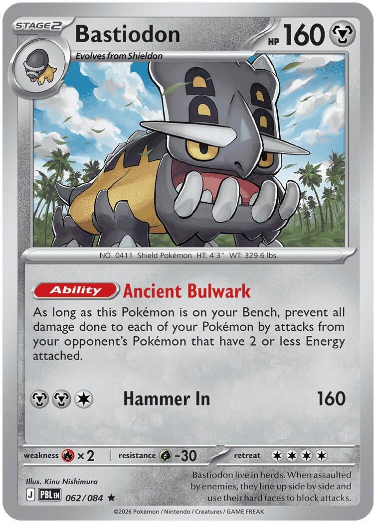 Image for Bastiodon (062/084) (ME05: Pitch Black) (ME05) - Pokemon
