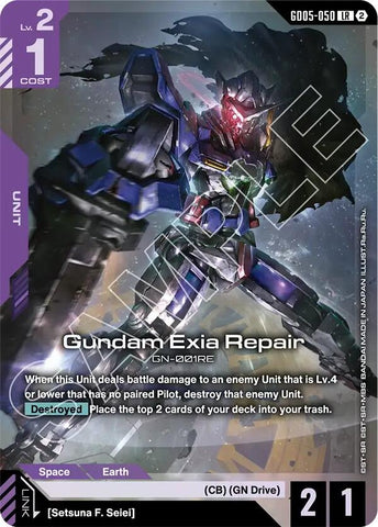 Image for Gundam Exia Repair (GD05-050) (Freedom Ascension) (GD05) - Gundam Card Game