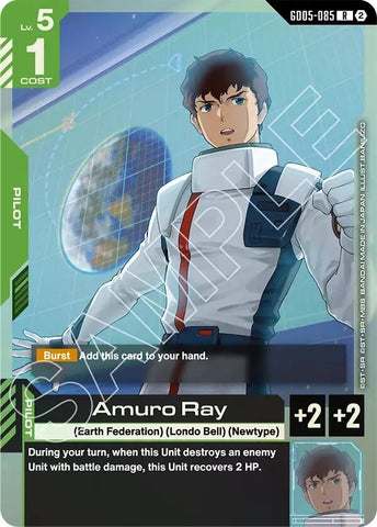 Image for Amuro Ray (GD05-085) (Freedom Ascension) (GD05) - Gundam Card Game