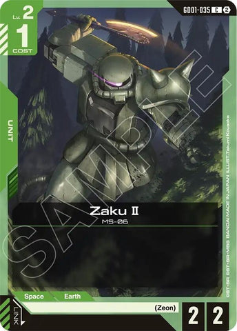 Image for Zaku II (GD01-035) (Deck Build Box Freedom Ascension) (SC01) - Gundam Card Game