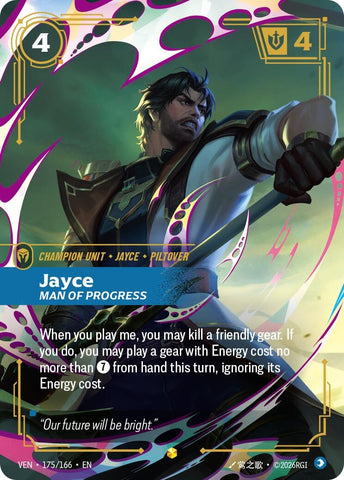 Image for Jayce, Man of Progress (175/166) (Vendetta) (VEN) - Riftbound: League of Legends Trading Card Game
