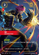 Image for Vi, Destructive (167/166) (Vendetta) (VEN) - Riftbound: League of Legends Trading Card Game