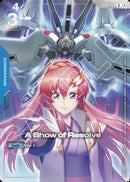 Image for A Show of Resolve (1st Anniversary Event) (GD01-100) (Gundam Promotional Cards) (GCG-PR) - Gundam Card Game
