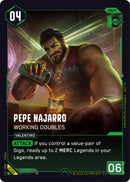 Image for Pepe Najarro - Working Doubles (B086) (Welcome to Night City - Beta) - Cyberpunk TCG