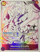 Monkey.D.Luffy (4th Anniversary Treasure Campaign Pack) (P-099) (One Piece Promotion Cards)
