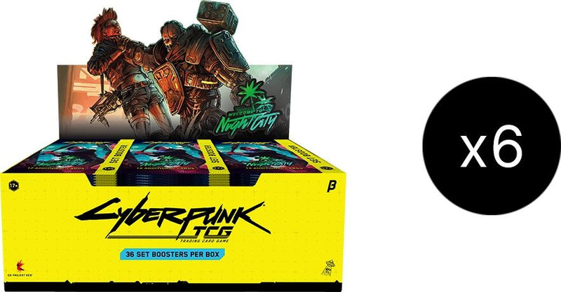 Image for Welcome to Night City - Beta Booster Box Case - Cyberpunk TCG