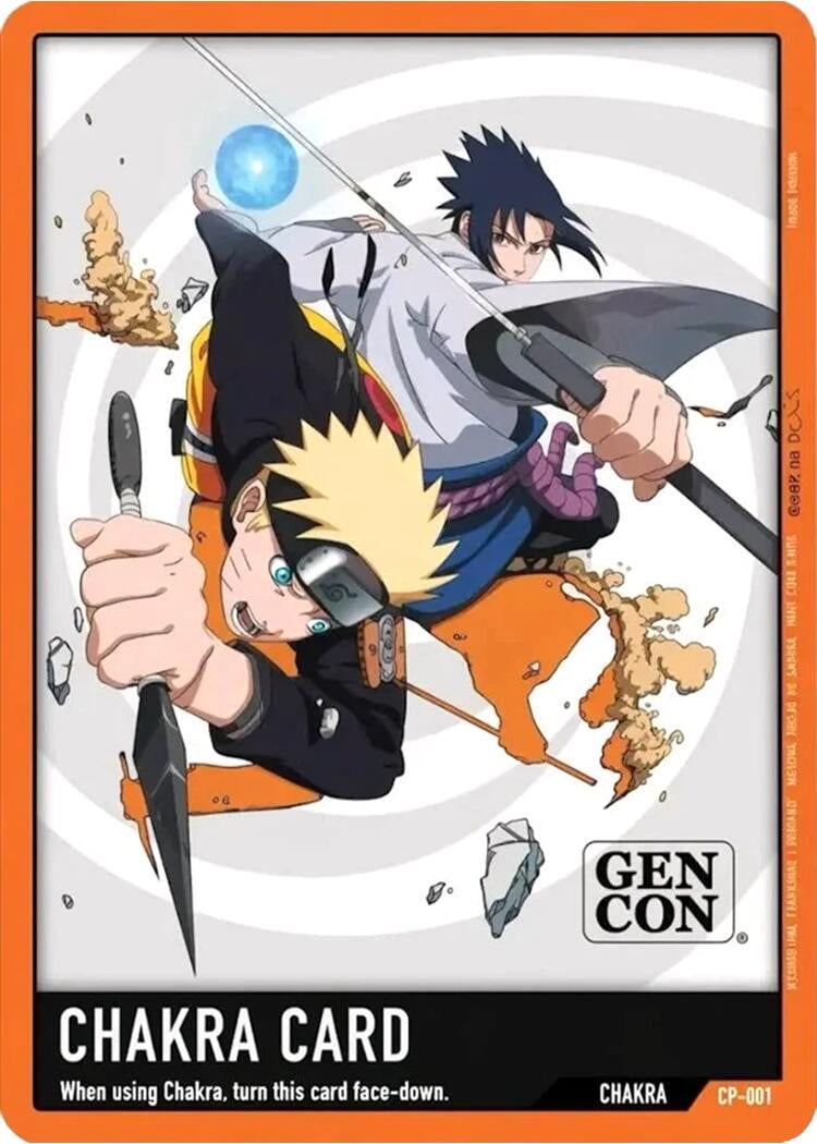 Image for Chakra Card (Gen Con) (CP-001) (Promotion Cards) - Naruto Card Game