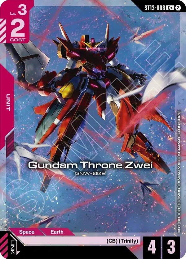 Image for Gundam Throne Zwei (C+) (ST13-008) (Starter Deck 13: Silent Barrage) (ST13) - Gundam Card Game