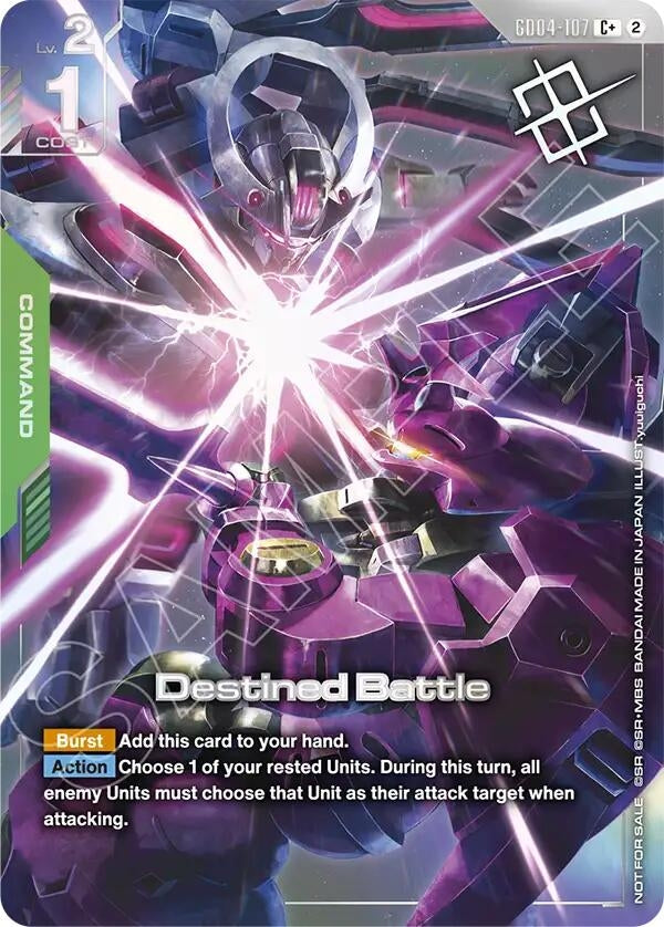 Image for Destined Battle (Store Tournament Winner Pack 06) (GD04-107) (Gundam Promotional Cards) (GCG-PR) - Gundam Card Game