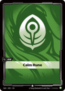 Image for Calm Rune (R02) (Radiance) (RAD) - Riftbound: League of Legends Trading Card Game