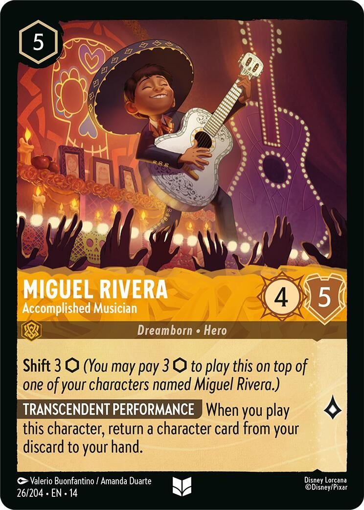 Image for Miguel Rivera - Accomplished Musician (26/204) (Hyperia City) (14) - Disney Lorcana