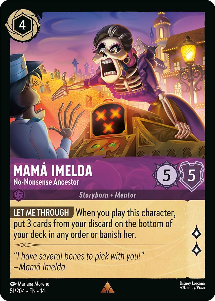 Image for Mama Imelda - No-Nonsense Ancestor (51/204) (Hyperia City) (14) - Disney Lorcana