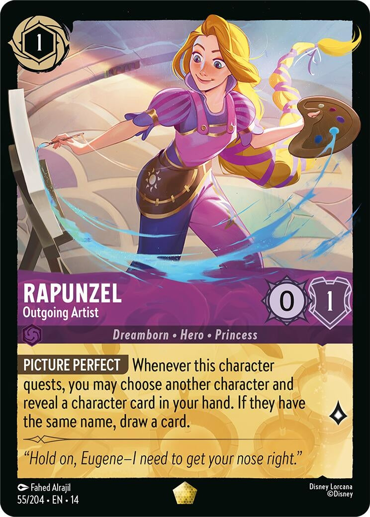 Image for Rapunzel - Outgoing Artist (55/204) (Hyperia City) (14) - Disney Lorcana