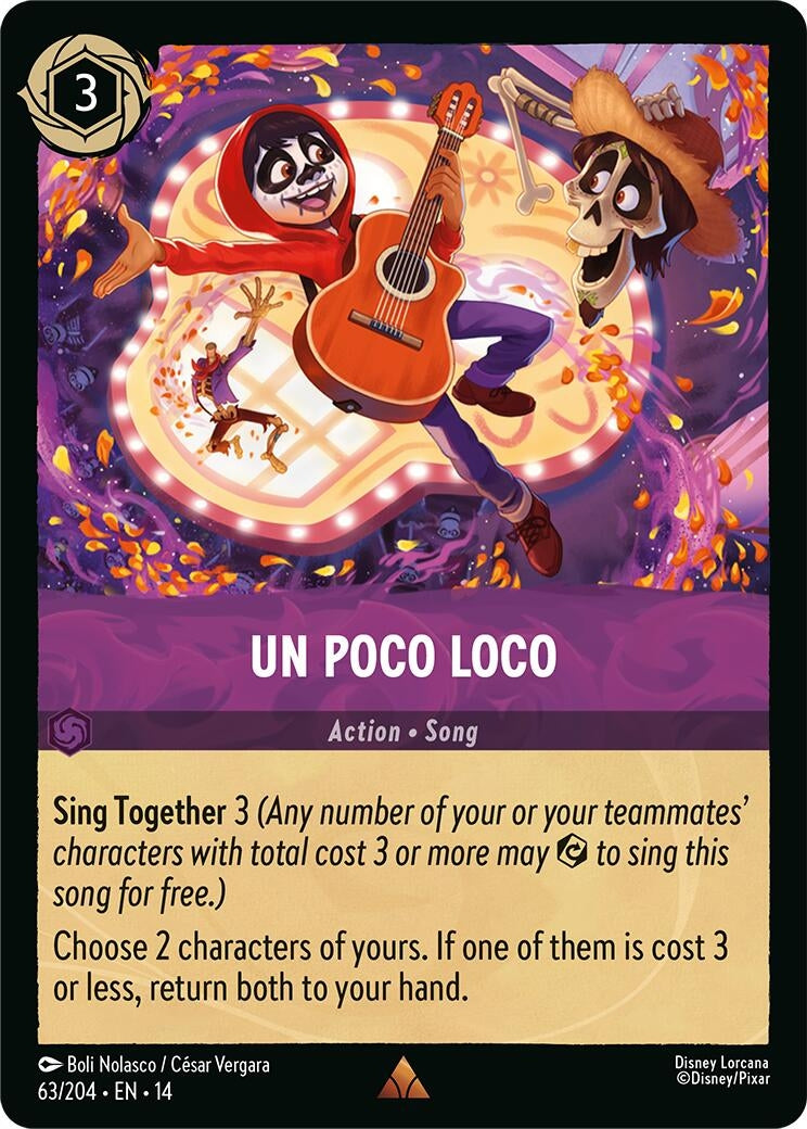 Image for Un Poco Loco (63/204) (Hyperia City) (14) - Disney Lorcana