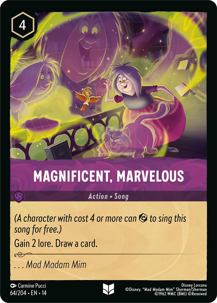 Image for Magnificent, Marvelous (64/204) (Hyperia City) (14) - Disney Lorcana