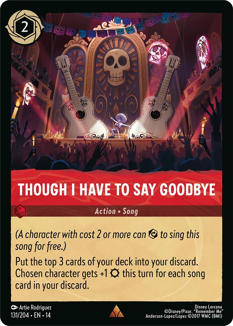Image for Though I Have to Say Goodbye (131/204) (Hyperia City) (14) - Disney Lorcana