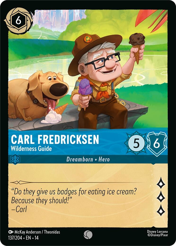 Image for Carl Fredricksen - Wilderness Guide (137/204) (Hyperia City) (14) - Disney Lorcana
