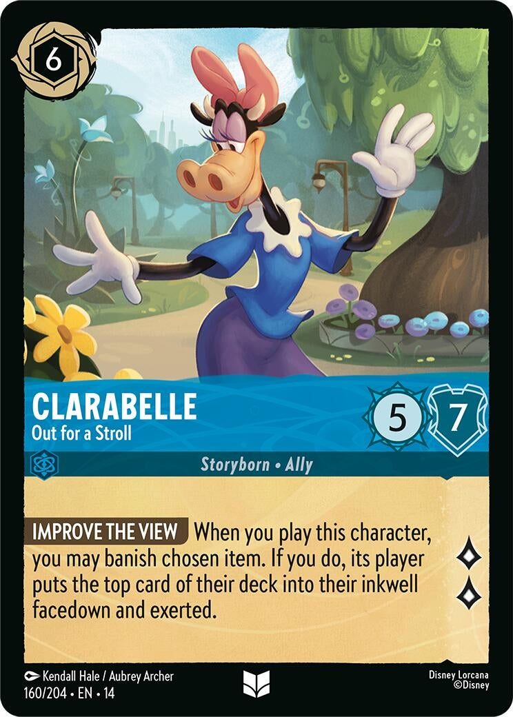 Image for Clarabelle - Out for a Stroll (160/204) (Hyperia City) (14) - Disney Lorcana