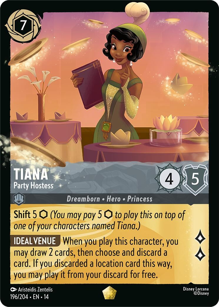Image for Tiana - Party Hostess (196/204) (Hyperia City) (14) - Disney Lorcana