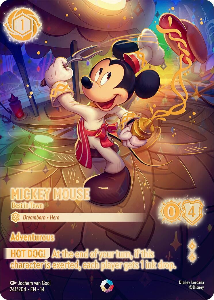 Image for Mickey Mouse - Best in Town (Iconic) (241/204) (Hyperia City) (14) - Disney Lorcana