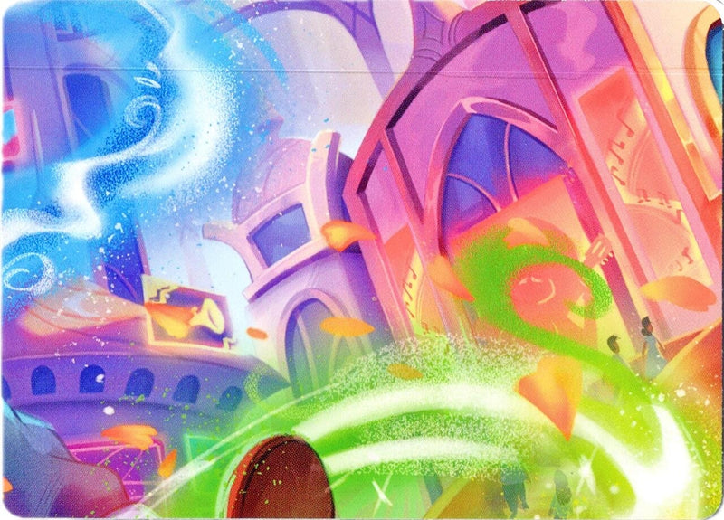 Image for Hyperia City Puzzle Insert (Middle Right) (Hyperia City) (14) - Disney Lorcana