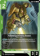 Image for Mashymre's Zssa (GD06-027) (Stardust Trails) (GD06) - Gundam Card Game