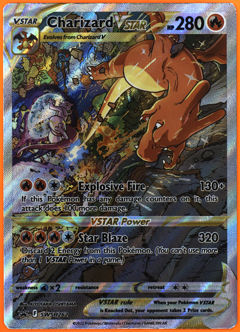 TAG 10 - CHARIZARD VSTAR 2022 2022 POKÉMON SWORD & SHIELD BLACK STAR PROMOS