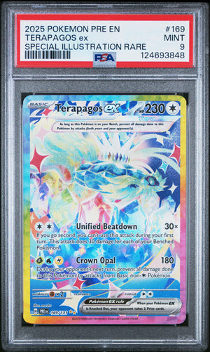 PSA 9 - TERAPAGOS ex SPECIAL ILLUSTRATION RARE 2025 POKEMON PRE EN-PRISMATIC EVOLUTIONS