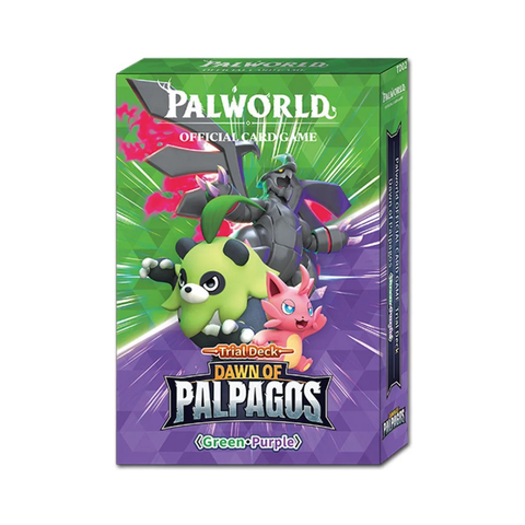 PALWORLD DAWN OF PALPAGOS GREEN/PURPLE TRIAL DECK
