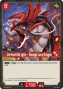 Image for Jormuntide Ignis – Savage Lava Dragon (EBP01-001) (Booster Pack "Dawn of Palpagos") (EBP01) - Palworld Official Card Game