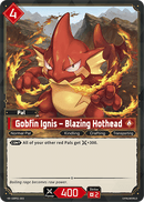 Image for Gobfin Ignis – Blazing Hothead (EBP01-003) (Booster Pack "Dawn of Palpagos") (EBP01) - Palworld Official Card Game