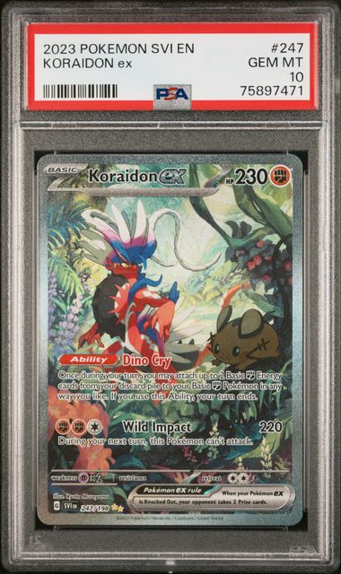 ***GEM MT 10*** 2023 POKEMON SVI EN-SCARLET & VIOLET